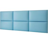 Removable Bed Headboard, Easy Assemble Channel Stitched Design, Floating Headboards for Soundproofing, 150x50cm Wall Panels, Ideal for Bedrooms