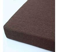 Removable Bench Cushion Pad 220x35x5cm - High Elastic Foam Pillow for 2/3 Seater Furniture Ideal for Kitchen Garden Bay Window Dark Brown Comfortable Shoe Seat Cushion