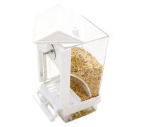 Removable Bird Feeder - plasticss Material, Hook Attachment, Leak-Proof Design, Backyard Accessories, Hanging Container, Outdoor Feeding Tool | Durable Material for Hummingbirds Garden Lawn Home Famil