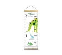 Removable Canvas Growth Chart - Decorative Wall Height Ruler, Kids Room Growth Tracker | Boy Nursery Decor for Playroom Children, Safe Material, Adjustable Measurement Canvas for, Childr