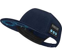 Removable Cap with Bluetooth Speaker, Built-in Microphone in Baseball Cap, Sun Shading, Music Listening, Phone answering (Blue)
