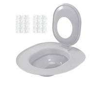 Removable Cat Potty Seat Kit - Reusable Toilet Training System, Pet Bathroom Learning Accessory For Indoor Apartment Basement Usage | Litter Transition Support, Pet Cleanliness Improvement, Bathroom
