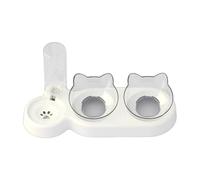 Removable Cat Watering Volume Bowl Double Bowl Easy Washable Feeding for Pet Dog Watering Automatic Water Dispenser Wall Mounted Water Dispenser Small