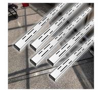 Removable Channel Drainage System with Low Profile Grate Outdoor Trench Drain for Efficient Landscape Water Management Ideal for Homes and Yards.