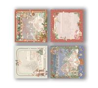 Removable Christmas Sticky Sheets for School Use Multipurpose Writing Pad for Students Christmas Adhesive Note