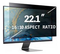 Removable Computer Privacy Screen Filter,Compatible iMac Monitor,Frameless Monitor,Touch Screen Monitor-16:9 Aspect Ratio - Easy On/Anti-Glare/Anti-Scratch/UV-Blocking/Screen Privacy (22.1"16:9)