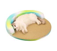 Removable Cooling Cat Bed - Summer Lounger with Gel Pad | Soft Washable Pet Cold Cushion, Wooden Frame, Portable Heat Relief Mat for Travel and Home, Cool Nest for Kittens and Adults Cats