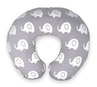Removable Cover for Newborn Baby Lounger/Water Resistant/Soft and Comfy/Hypoallergenic/Premium Quality/Easy Cleaning/Grey Elephant (Lounger Pillow Not Included)