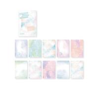 Removable Creative Hand Painted Design Sticky Note Multipurpose Strong Adhesive Writing Pad for Journal Scrapbooking Use Hand Painted Writing Pad Stick Notebook