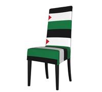 Removable Dining Chair Cover WHJDPP Flag of The State of Palestine Printing Soft and Comfortable, Protects Chairs for Living Room, Dining Table and Kitchen