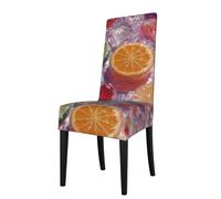 Removable Dining Chair Cover WHJSSF Sweet Fruit Candy Pattern Soft and Comfortable, Protects Chairs for Living Room, Dining Table and Kitchen