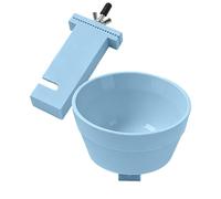 Removable Dog Kennel Pool, Portable Removable Food Container, 6 x 6 Inch Puppy Bowl with Secure Bolt, Stainless Steel Pet Bowl, Hanging Cup with Screw Cap, Food Status