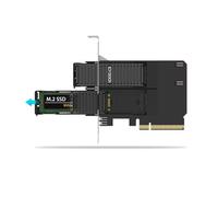 Removable Dual M.2 NVMe SSD to PCIe 4.0 x8 Mobile Rack Adapter Card for PCIe Expansion Slot | ExpressSlot Core MB312M4P-B
