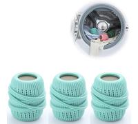 Removable Fabric Softener Ball Dispenser for Washing Machine Laundry,for Removal Washer Ball Dryer Washing Laundry Sponge Household Substitute (3Pcs)