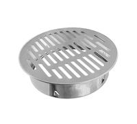 Removable Floor Drain Cover, 304 Stainless Steel Drainage Cover Filter Round Rain Pipe Grate Cover for Balcony Patio Roof Bathroom (200#)