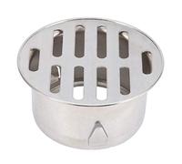Removable Floor Drain Cover, Stainless Steel Round Anti Blocking Grate Cover, Balcony Drain Strainers for Outdoor Balcony Yard (75 Flat Mouth)