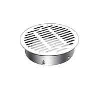 Removable Floor Drain Cover,Stainless Steel Round Flat Drain Grate Cover,Anti-clogging Floor Drain,Drain Covers Filter For Outdoor,Rooftop,Sinks Balcony 160mm