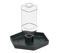 Removable Food and Water Feeding Bowl for Bearded Dragons Reptiles Dispenser Automatic Feeder for Reptiles Amphibians Bowl
