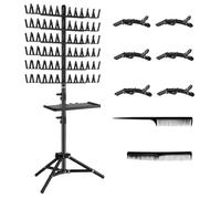 Removable Hair Braiding Rack - Standing Hair Extension Holder, Portable Braiding Tool Hairs Styling and Braidings Accessories for Men, Women | Salon Practice, Home Hairdressing, DIY Hairs Extensions