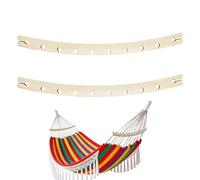 Removable Hammock Spreader Bar | Set of Two Curved Cross Bars for Swing | Replacement Accessories for Hammocks | Patios Backyard Gardens Parks Beaches