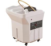 Removable Head Spa Shampoo Basin,Japanese Head Spa Equipment with 60l Water Tank,360° Water Circulation Aromatherapy Fumigation,Shower Head & Hot/Cold Switch