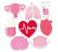 Removable Heteromorphic Themed Design Sticky Note Multipurpose Strong Adhesive Writing Pad for Journal Scrapbooking Use Removable Self-Stick Write Pads Themed Design for Journaling Scrapbooking Use