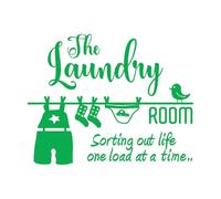 Removable Home Decor Wall Stickers Laundry Room Vinyl Decals Muraux Bathroom Waterproof Wallpaper Decal Small - 33x42cm
