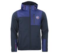 Removable hooded fleece Peak Mountain Carillon Bleu M