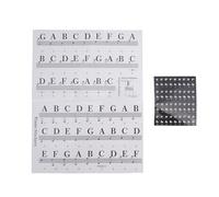Removable Keyboard Sticker Note Labels Reusable for Beginners, Transparent PVC Music Note Decals Compatible with 88/61/54/49/37 Key Electronic Keyboards, Colorful Pentatonic Design for Piano Learning