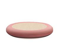 Removable Kitchen Chair Cushions Round 30cm Memory Foam Seat Pads with 4cm Thickness Stylish Pink Dining Room Cushions with Detachable Covers