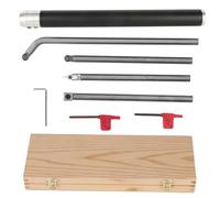 Removable Lathe Turning Tools Set, Woodworking Carbide Lathe Tool Kit with Aluminum Alloy Handle, Indexable High Strength Turning Tools for Wood Carvers and Artists