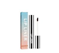 Removable Lip Liner Pencil - Peel Off Lip Stain Tattoo, Plumps & Lasts Long, With Hyaluronic Acid & Vitamin E, For All (LIGHT BROWN)