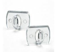 Removable Mini Clear Wall Hooks, Small Adhesive Hooks for Hanging Lights, Decorations, Jewelry, and Small Items, 3 Boxes Damage-Free, Lightweight Clear Command Hooks Small