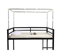 Removable Mosquito Net Bracket, Easy AssembleStudent Dormitory Retractable Mosquito Net Bracket, Universal Stainless Steel Bed Canopy Stand, Bed Blackout Curtain Adjustable Support