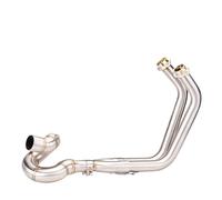 removable Noise canceller Fit for Ninja 650 Z650 modified front exhaust full stainless steel exhaust pipe(Swivel Front Section)
