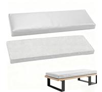 Removable Non-Slip Bench Cushion 170x35x4cm - Light Coffee Seat Pad for Patio Swing Sofa Pallet - Ideal for 120x40 180x40 90x50 Benches Indoor/Outdoor Use