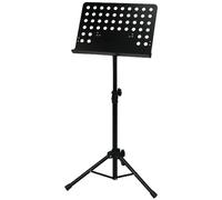 , Removable Panel, End Connection Collapsible Music Stand, Black Metal, Black, Size: 67 x 120 cm