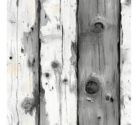 Removable Peel and Stick Wallpaper Wood White 17.3"x393" Antique Bark for Bedroom Bathroom Easy Peel Off Stick on Wallpaper Contact Paper Renter Friendly Wall Paper