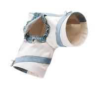 Removable Pet Habitat Tunnel Cross Construction Sugar Glider Cage Hideaway for Entertainment Hamout