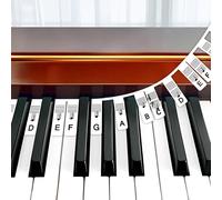 Removable Piano Keyboard Stickers for Beginners, Reusable Silicone Pia