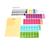 Removable Piano Note Keyboard Sticker for 88/61/51 Piano Key Keyboards