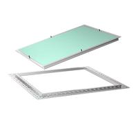 Removable Plasterboard Access Hatch - Concealed Aluminum Panel for Easy Ceiling & Wall Access in Homes Hotels and Commercial Spaces - Durable & Stylish