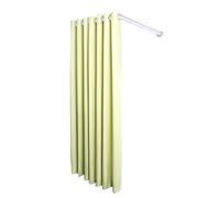 Removable Privacy Partition Curtains for Fitting Rooms L-Shaped Rod Ideal for Boutique Changing Areas Green Set 80x80cm/2.6x2.6ft Versatile Clothing Shop Solutions