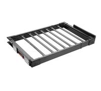Removable Pull-Out Rack Wardrobe Storage Expandable Space Saving Drawer-Style Hanger Rod，Pants Slide Out Rack Trouser Rack Jeans Hangers for Closet（Large,Black,