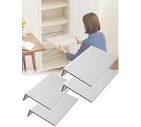 Removable PVC Wire Shelf Covers with Imitation Wood Grain for Pantry 4Pcs,Kitchen, Bathroom and Closet Shelving