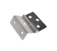 Removable Right Angle Large Antique Iron Hinge 6 Holes Three fold Right Angle Hinge Suitable for 18mm Plate Nickel Plating(1)