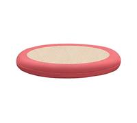 Removable Round Kitchen Cushions 35cm 4cm Thick Memory Foam Seat Pads for Dining Room Stylish Brick Red Covers Comfortable and Easy to Clean Perfect for Home Decor.