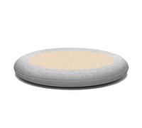 Removable Round Kitchen Cushions 40cm 4cm Thick Memory Foam Seat Pads with Washable Covers for Dining Room Light Grey Color Comfortable and Stylish Decor