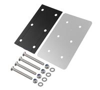 Removable RV Leg Table Bracket Support Aluminum 1 set Aluminum Removable Leg suitable for Outdoor and stored when not in use for saving space (silver black)
