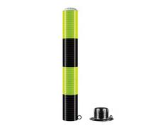 Removable Solar Flashing Traffic Delineator Posts Parking Guardrail for Driveway Safety and Traffic Control Durable Traffic Management Solutions